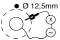 2 = Protected against projection of solid objects 12.5 mm or greater in diameter